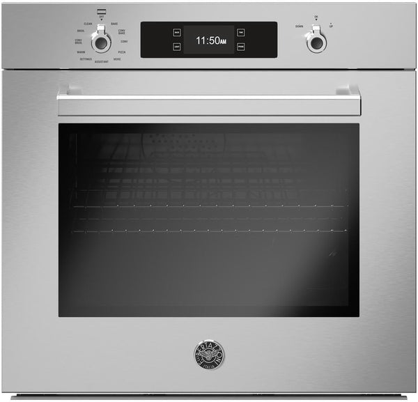 Bertazzoni 30" Professional Series Electric Convection Oven Self-Clean with Assistant (PROF30FSEXT) - Flamefrills