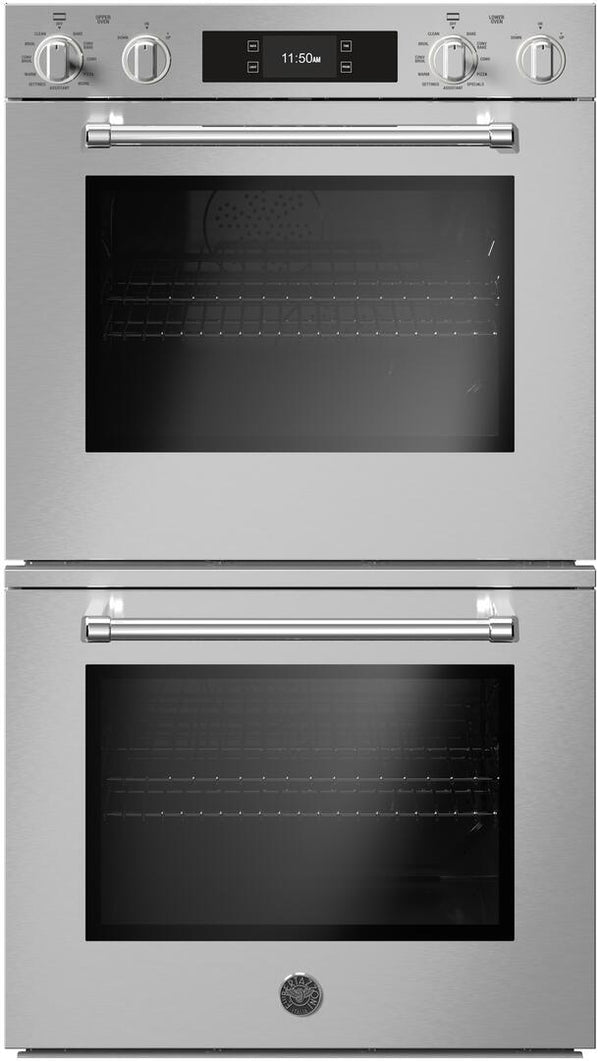 Bertazzoni 30" Master Series Double Electric Convection Oven Self-Clean with Assistant (MAST30FDEXT) - Flamefrills