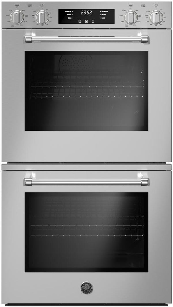 Bertazzoni 30" Master Series Double Electric Convection Oven Self-Clean (MAST30FDEXV) - Flamefrills