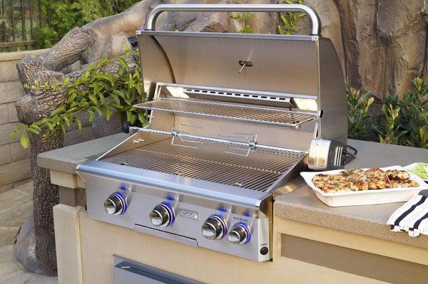 American Outdoor Grill 30" L Series Natural Gas Built-In Grill (30PBL) - Flamefrills