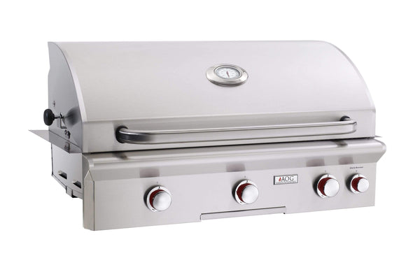 American Outdoor Grill 36" T Series Natural Gas Built-In Grill (36NBT) - Flamefrills
