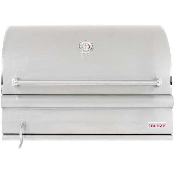 Blaze 32" Stainless Steel Charcoal Grill With Adjustable Charcoal Tray (BLZ-4-CHAR) - Flamefrills