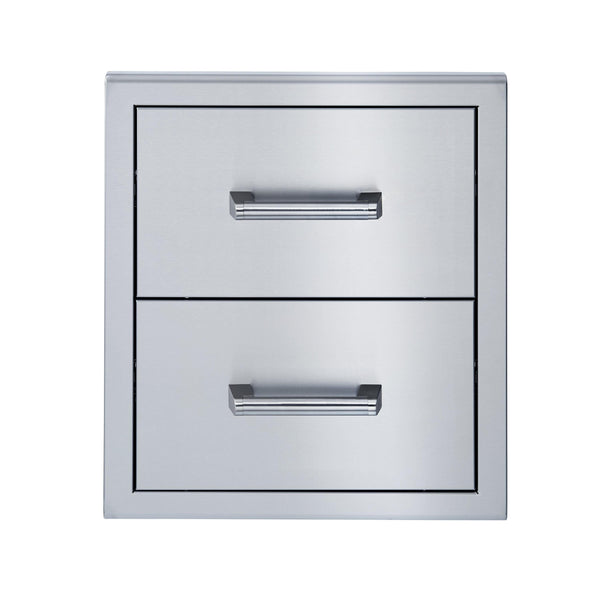 Primo Double Drawer, 20-in. w x 22-in. h (BSAW2022D) - Flamefrills