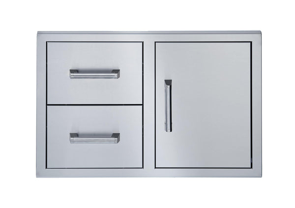 Primo Single Door With Double Drawer, 34-In. (BSAW3422SD) - Flamefrills