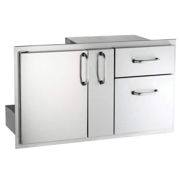 Fire Magic 36" Select Access Door w/ Platter Storage and Double Drawer (33816S) - Flamefrills
