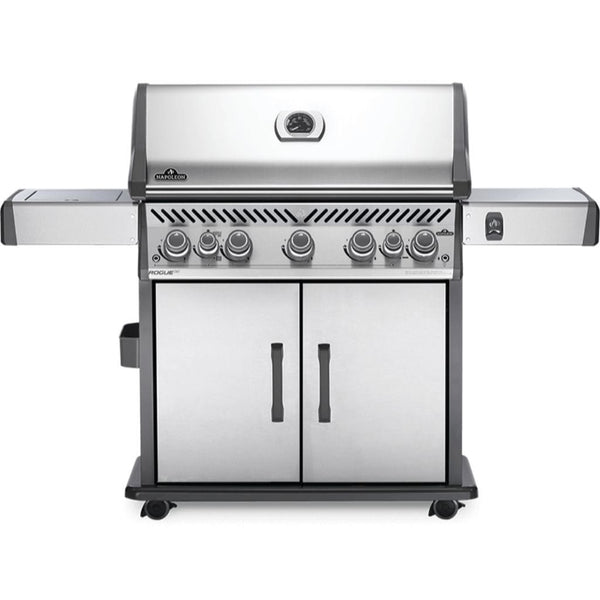 Napoleon 66" Rogue SE 625 RSIB Freestanding Gas Grill with Infrared Rear & Side Burners (RSE625RSIBNSS-1) - Flamefrills